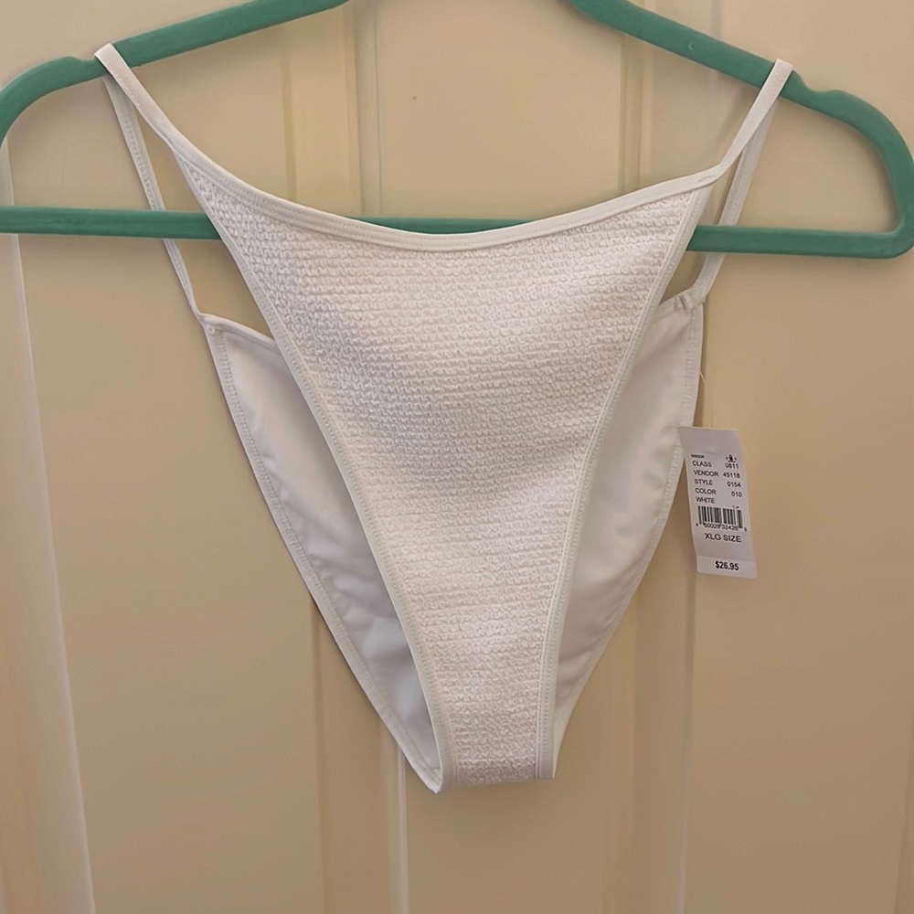 PACSUN white bikini bottom